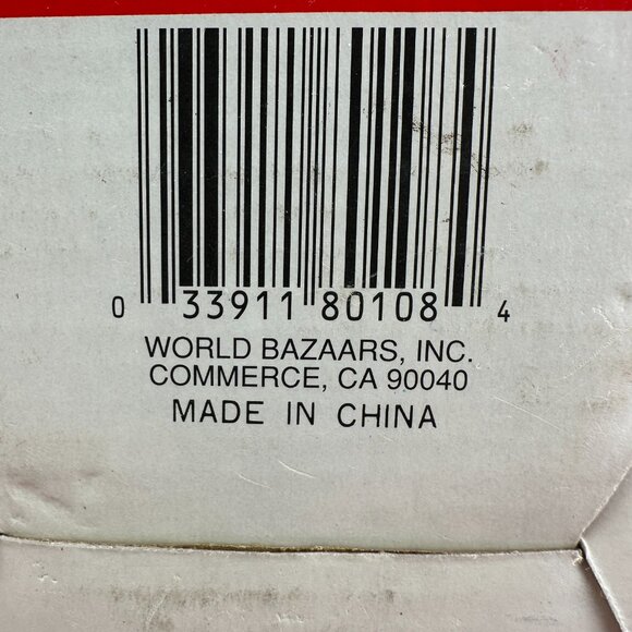 SANTA POTPOURRI, HAND PAINED CERAMIC FIGURINE w/ BOX, 5" TALL SLIGHTLY USED - Picture 11 of 11